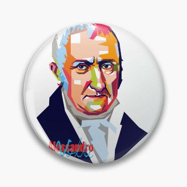 Item preview, Alessandro Volta WPAP designed and sold by Ekira Pop Pixel.