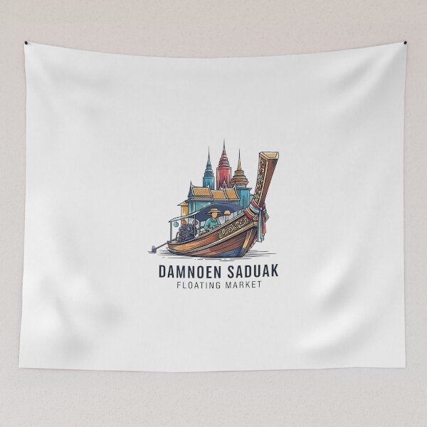 Item preview, BANGKOK FLOATING MARKET designed and sold by likbatonboot.