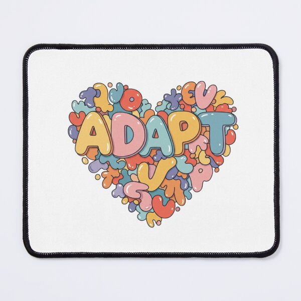Item preview, adopt with bubble letters classic tshirt designed and sold by anandsiva2703.
