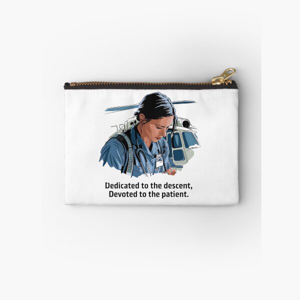 Item preview, Dedicated to the Descent Devoted to the Patient – Flight Nurse designed and sold by CuteDesignables.
