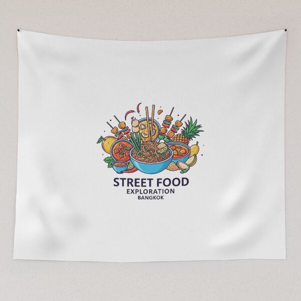 Item preview, BANGKOK STEET FOOD EXPLORATION designed and sold by likbatonboot.