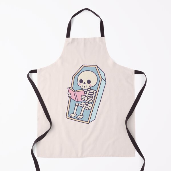 Item preview, Cozy Skeleton Reading Book Bookish designed and sold by pixeptional.