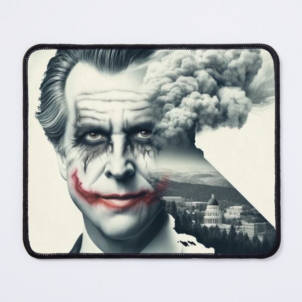 Item preview, Clown State – Political Parody California Burning designed and sold by Spearhead Ink.
