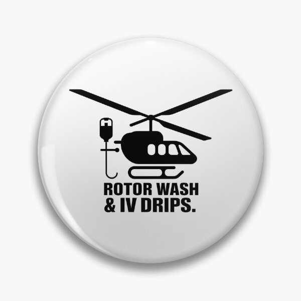 Artikelvorschau, Rotor Wash und IV Drips – Lustiger Flugkrankenschwester-Hubschrauber entworfen und verkauft von CuteDesignables.