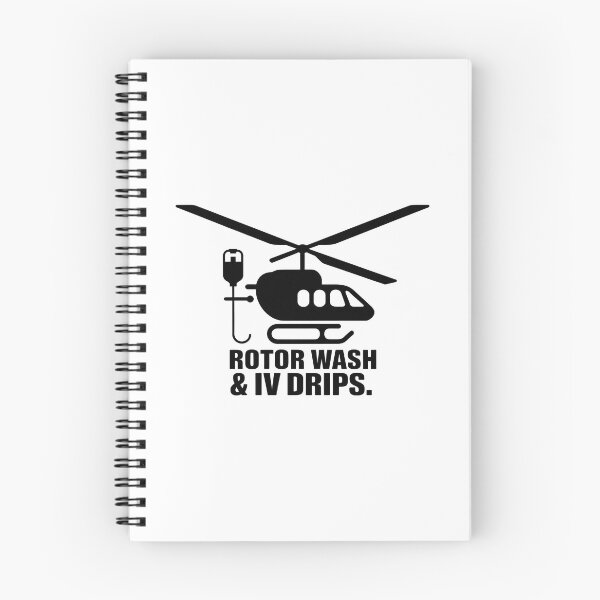 Item preview, Rotor Wash and IV Drips – Funny Flight Nurse Helicopter  designed and sold by CuteDesignables.