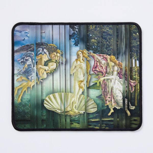 Item preview, Glitch Venus Renaissance Vaporwave Art designed and sold by stickeeyard.