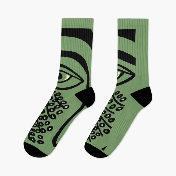 Item preview, Eyes with Spreading Pearls on Sage Green Background designed and sold by MotivTrustArt.