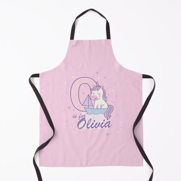 Item preview, O is for Olivia – Unicorn Alphabet Poster for Kids Room designed and sold by FilizDesigner.