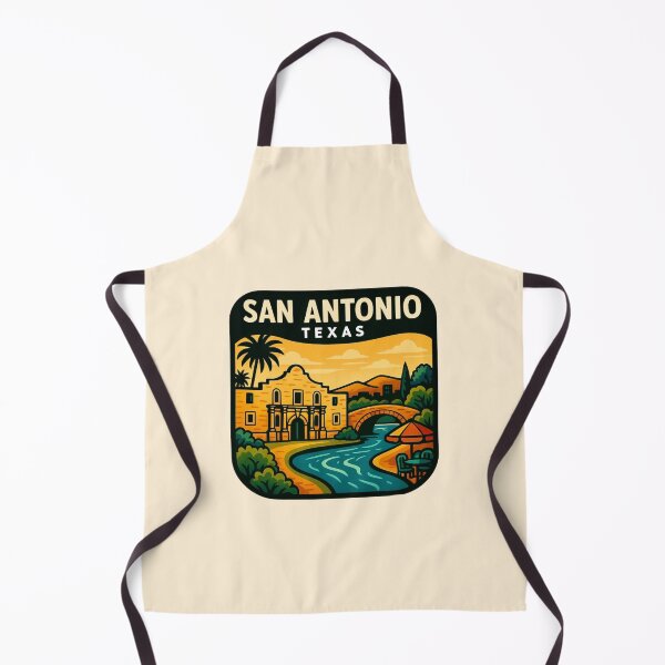 Item preview, San Antonio, Texas - The Alamo & River Walk Sunset designed and sold by Myra365Art.
