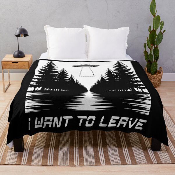 Item preview, I Want to Leave UFO Shirt designed and sold by EthosWear.