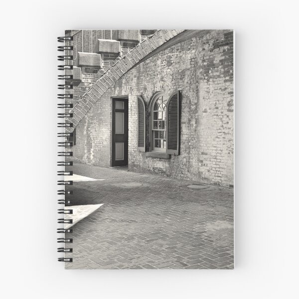 Item preview, Under The Stairs At Fort Macon Black And White designed and sold by LisaWootenPhoto.
