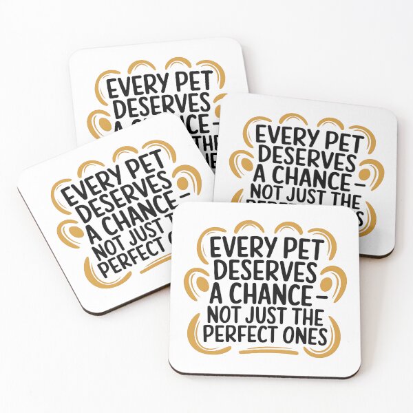 Item preview, Every Pet Deserves a Chance – Special Needs Pet Adoption  designed and sold by CuteDesignables.