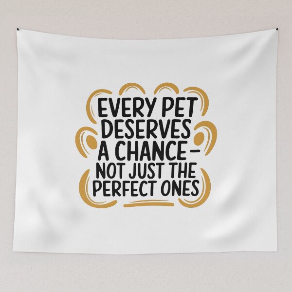 Item preview, Every Pet Deserves a Chance – Special Needs Pet Adoption  designed and sold by CuteDesignables.
