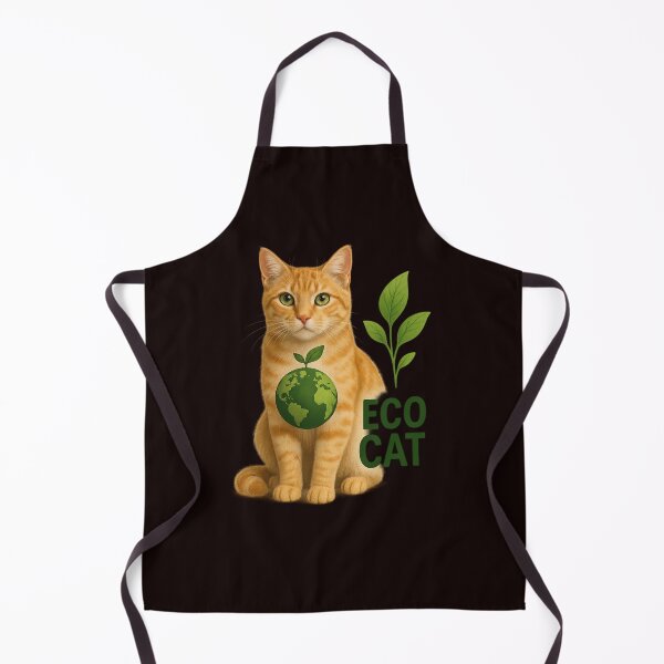 Item preview, Eco Cat – Realistic Orange Tabby with an Ecological Message designed and sold by Tadeusz1.