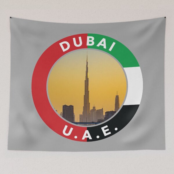 Item preview, Dubai, U.A.E. Round Emblem designed and sold by travelwitheric.