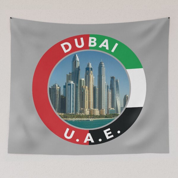 Item preview, Dubai, U.A.E. Round Emblem designed and sold by travelwitheric.