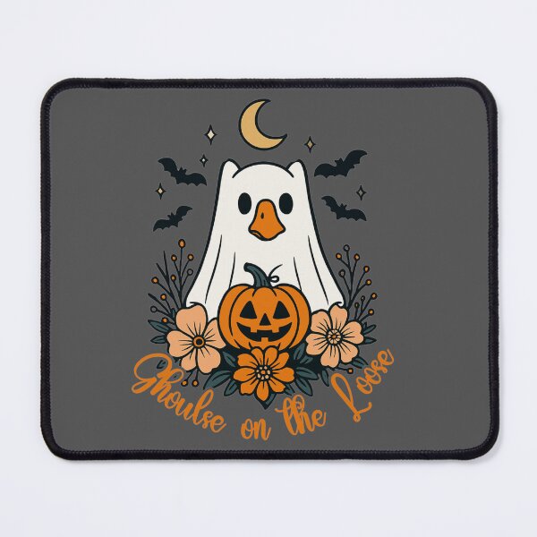 Item preview, Spooky Silly Goose Ghost Pumpkin Sweatshirt designed and sold by CottonandQuill.