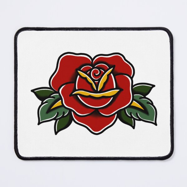 Item preview, American Traditional Heart Shaped Rose designed and sold by glassego.