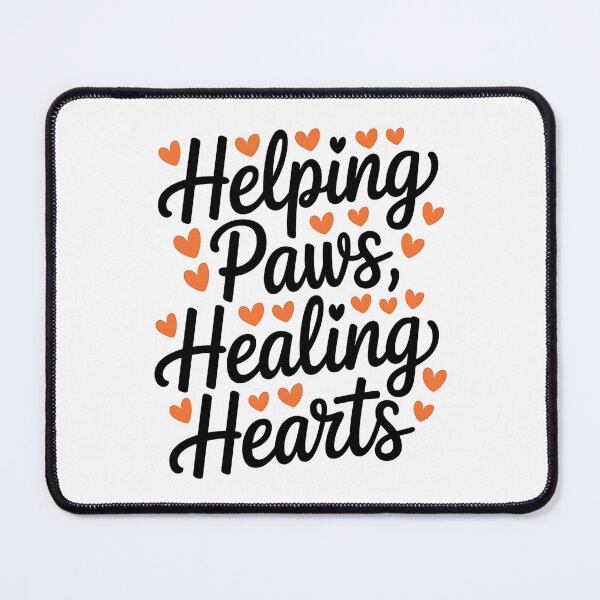 Item preview, Helping Paws. Healing Hearts – Animal Rescue & Therapy Pet designed and sold by CuteDesignables.