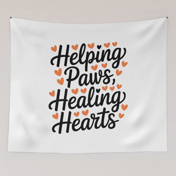Item preview, Helping Paws. Healing Hearts – Animal Rescue & Therapy Pet designed and sold by CuteDesignables.