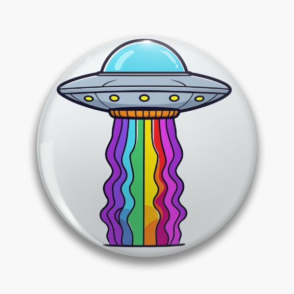 Item preview, Rainbow UFO designed and sold by Ducky25.