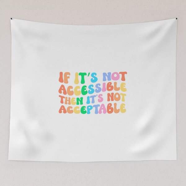 Item preview, if it's not accessible then it's not acceptable designed and sold by HannahGewickey.