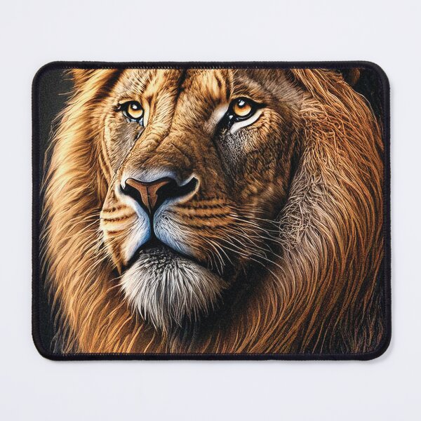 Item preview, Face of a proud lion, fixed and clear gaze designed and sold by Marcu Ioachim.
