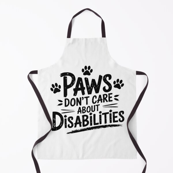 Item preview, Paws Don’t Care About Disabilities – Special Needs Pet Adoption designed and sold by CuteDesignables.