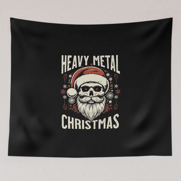 Item preview, Heavy Metal Christmas...Rocking Holiday Tee designed and sold by dudelinart.