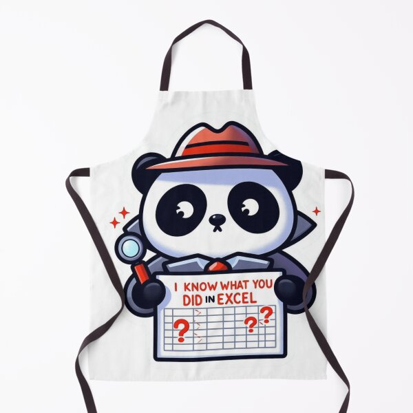 Item preview, Detective Panda – Excel Secrets Sticker designed and sold by Dooodloo.
