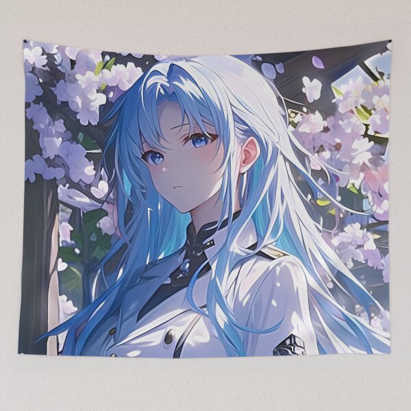 Item preview, Esdeath Icy Commander Akame Ga Kill Anime Cherry Blossom designed and sold by juniorcastros.