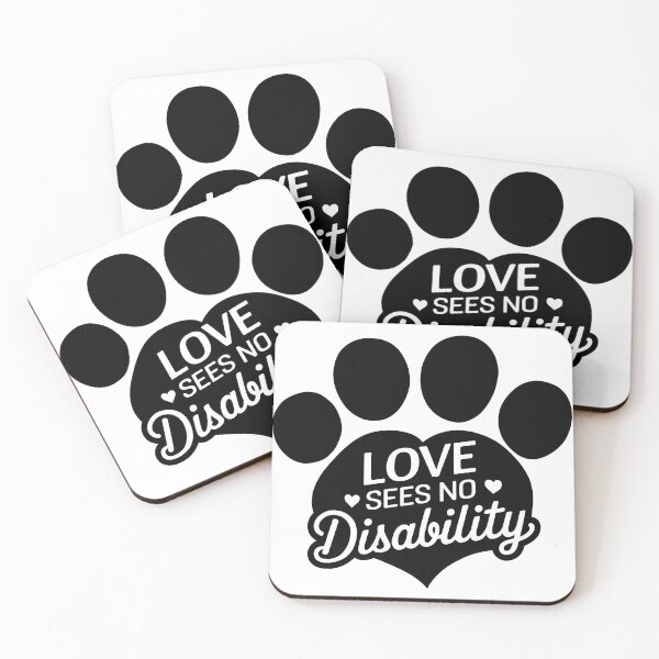 Item preview, Love Sees No Disability – Special Needs Pet Adoption designed and sold by CuteDesignables.