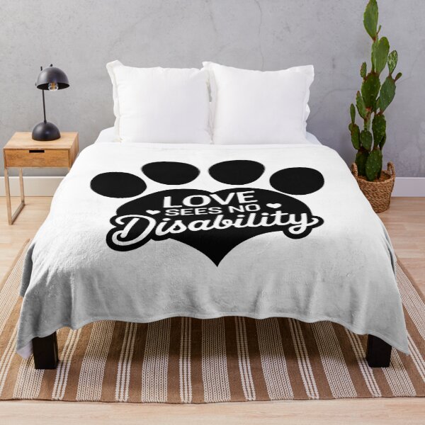 Item preview, Love Sees No Disability – Special Needs Pet Adoption designed and sold by CuteDesignables.