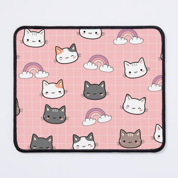 Item preview, Cute Kawaii Cat Pastel Aesthetic Phone Case designed and sold by Catzelle.