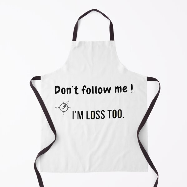 Item preview, “Don’t Follow Me — I’m Lost Too” | Funny Minimalist Quote Tee designed and sold by PrescribedPeace.