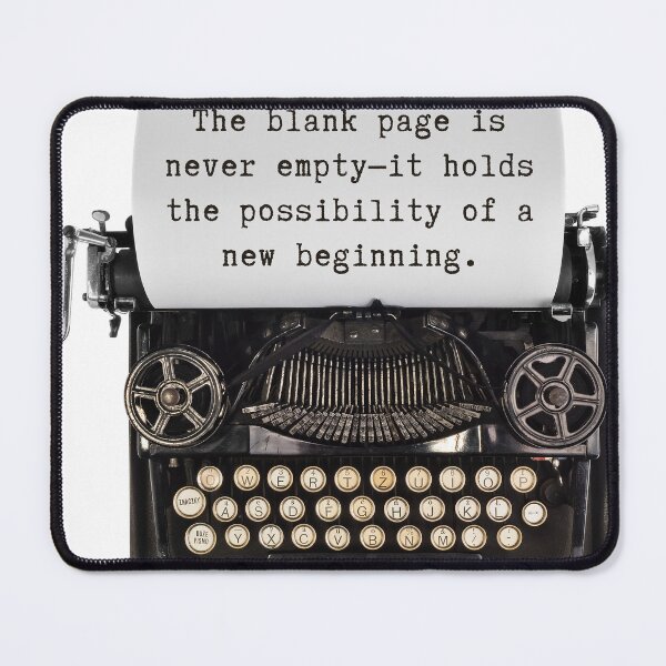 Item preview, Writer blank page possibility designed and sold by Prairie Light Media.