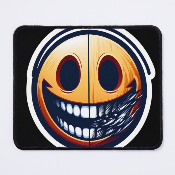 Item preview, Smiling on Teams, Screaming Inside Sticker designed and sold by Dooodloo.