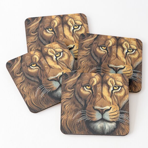 Item preview, The proud lion with the unwavering gaze designed and sold by Marcu Ioachim.