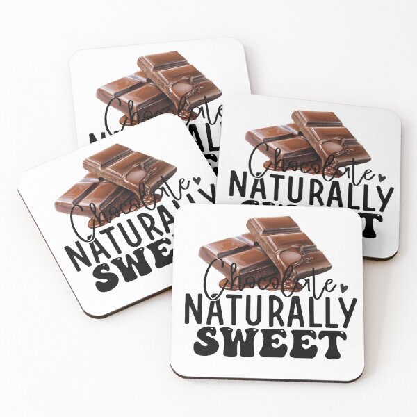 Item preview, Realistic Chocolate Bar Illustration with Handwritten Text – 2D Design on White Background designed and sold by SantiLab.