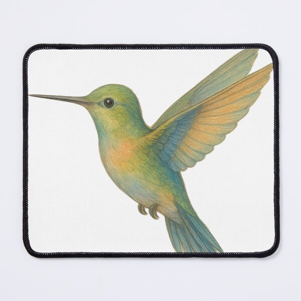 Item preview, Colorful Hummingbird in Flight – Nature-Inspired Design designed and sold by Cypher-Shop.