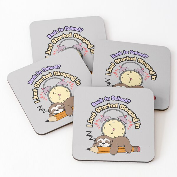 Item preview, "Back to School? I Just Started Sleeping In – Funny Sloth Design" designed and sold by OskArt design.