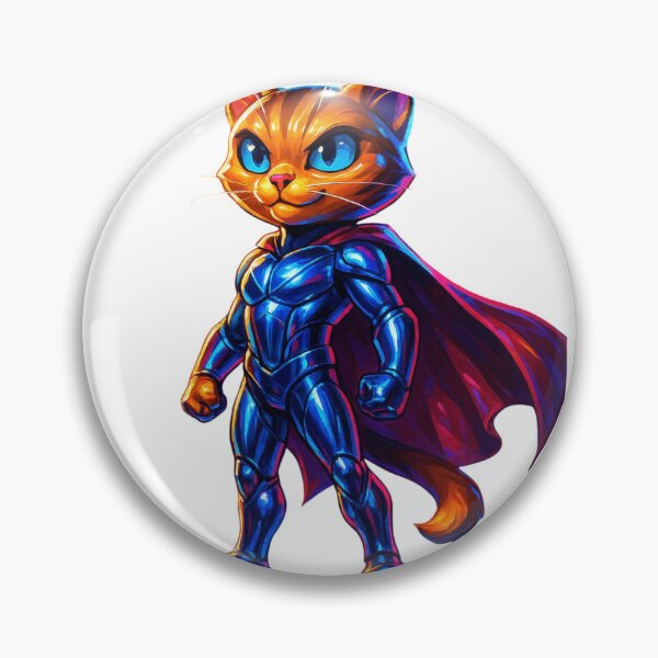 Artikelvorschau, Superheldenkatze – mutiger Katzenverteidiger entworfen und verkauft von Cypher-Shop.