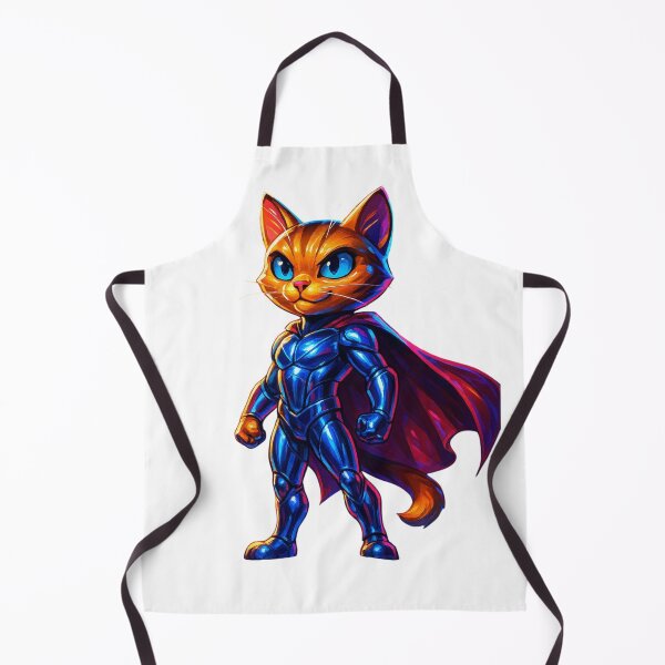 Item preview, Superhero Cat – Brave Feline Defender designed and sold by Cypher-Shop.
