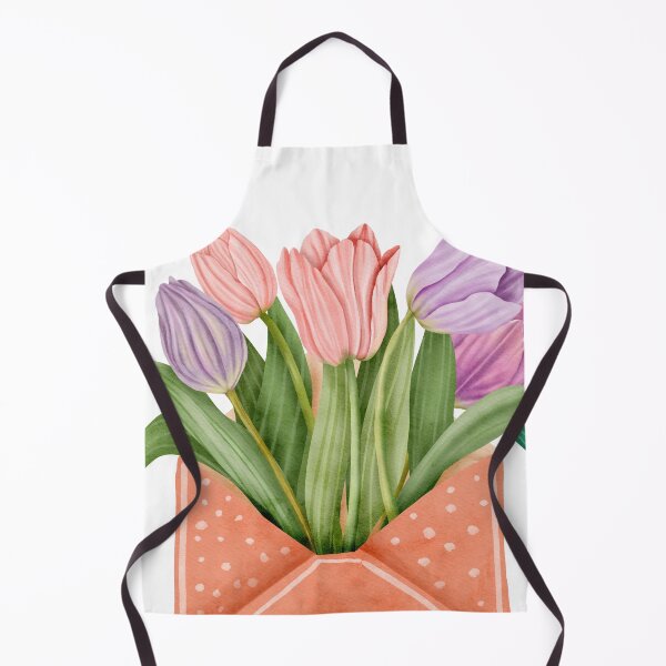 Item preview, Tulips in an Envelope - Minimalist Design, Matte, Simple, Subtle, Minimal, Beauty, Elegance , Quiet, Clean, Pretty, and Calm  designed and sold by erkabees.