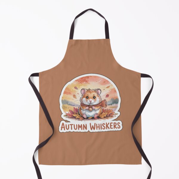 Item preview, Autumn Whiskers – Cute Hamster Fall Sticker in Watercolor Style designed and sold by Nuist25.