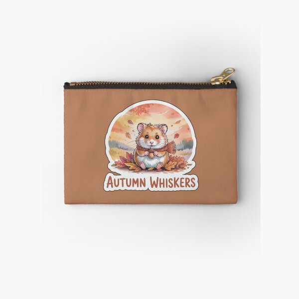 Item preview, Autumn Whiskers – Cute Hamster Fall Sticker in Watercolor Style designed and sold by Nuist25.