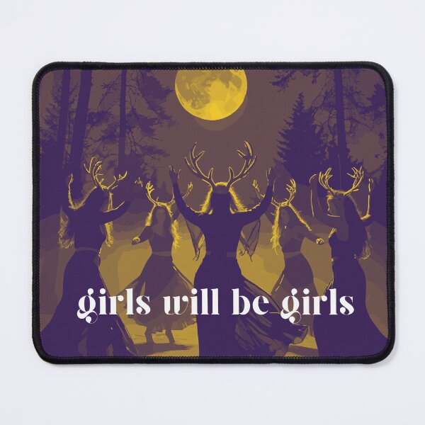 Item preview, Girls Will Be Girls - witch circle ladies night in the woods designed and sold by RabbitHoleThings.