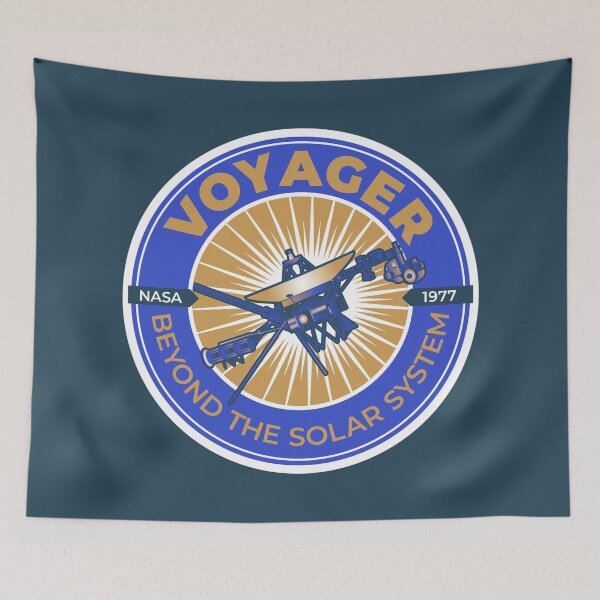 Item preview, Voyager. NASA 1977. Beyond the Solar System. Commemorative Badge designed and sold by BGALAXY.