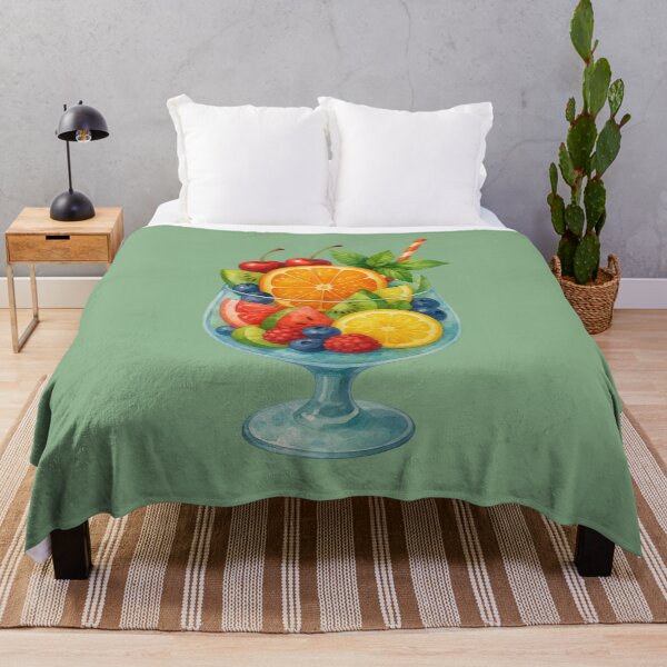 Item preview, Tropical Fruit Cocktail Splash – Watercolor Summer Vibes designed and sold by Right-UR.