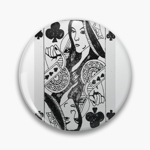 Item preview, Queen of Clubs  designed and sold by Chad's Fresh Art.